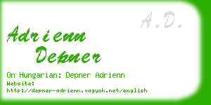 adrienn depner business card